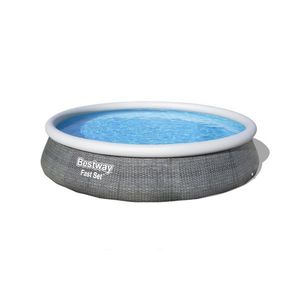 Bestway Nadzemní bazén s filtrací Fast Set Ratan, pr. 396 cm, v. 84 cm obraz