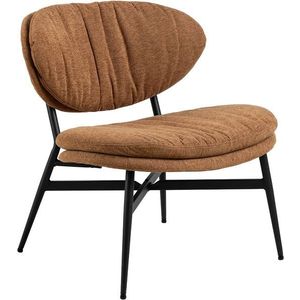 Actona Designové křeslo Burma lounge terakota/černé obraz