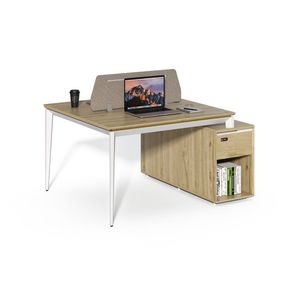 Kancelářská sestava 2 osoby Houseland Profit Max 04 1412 dub/bílá obraz