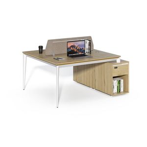 Kancelářská sestava 2 osoby Houseland Profit Max 04 1614 dub/bílá obraz