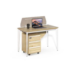 Kancelářský stůl s kontejnerem Houseland Profit Max 01 1206 dub/bílý obraz