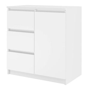 TP Living Komoda SZUFA 80 cm bílá obraz