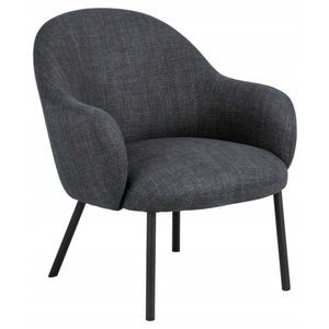 Actona Křeslo Spencer lounge tmavě šedé obraz
