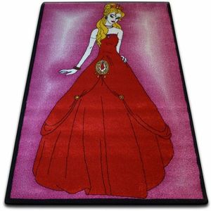 Dywany Lusczow Kusový koberec KIDS princezna růžový C425, velikost 180x270 obraz