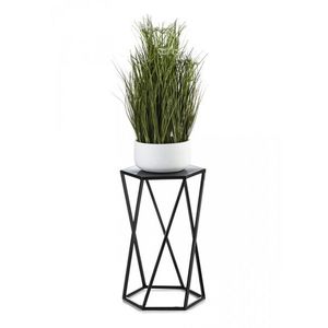 DekorStyle Květinový stojan LOFT I 40 cm černý obraz