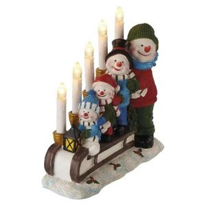 EMOS LED svícen Carriage s časovačem 24 cm teplá bílá obraz