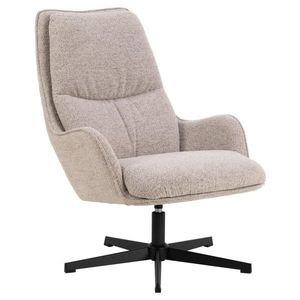 Actona Otočné křeslo Bosley lounge béžové/černé obraz