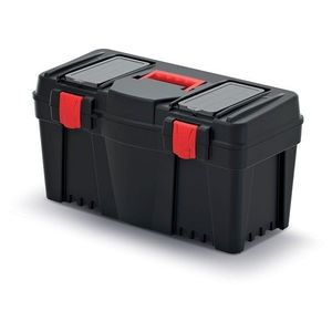Prosperplast Plastový kufr na nářadí CALIDER 59, 7 cm černo-červený obraz