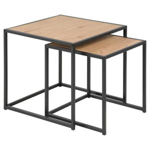 Actona Sada konferenčních stolků Seaford divoký dub obraz