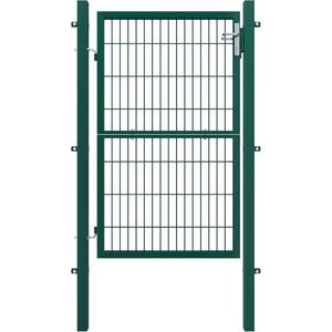 SONGMICS Zahradní branka jednokřídlá Landon 106x150 cm zelená obraz