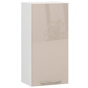 Ak furniture Závěsná kuchyňská skříňka Olivie W 40 cm bílá/cappuccino obraz