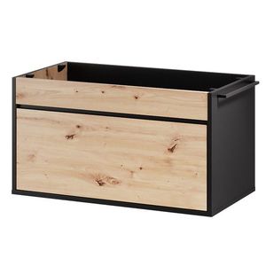 Szynaka Závěsná skříňka pod umyvadlo Mossa 58 80 cm dub Artisan/černá obraz