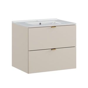 Comad Závěsná umyvadlová skříňka Dalia Cashmere Lava se zápustným umyvadlem 82-60-46-2S kašmírová obraz