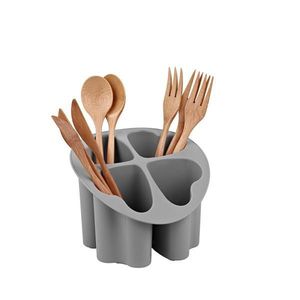 Plastový odkapávač na příbory QLUX Clover obraz