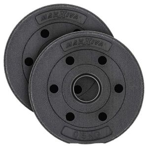 MAXXIVA® 81998 MAXXIVA Sada závaží 2 x 0, 5 kg, cement, černá obraz