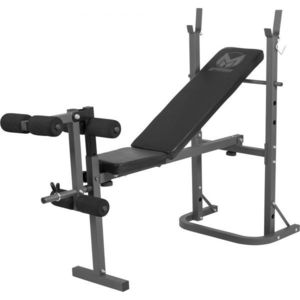 Gyronetics Polohovatelná posilovací lavice, černá, 143 cm obraz