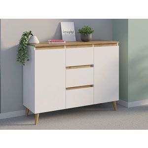 Komoda 120 cm, bílá obraz