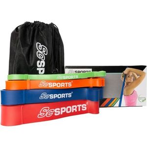 Sada fitness odporových gum, 4 kusy obraz