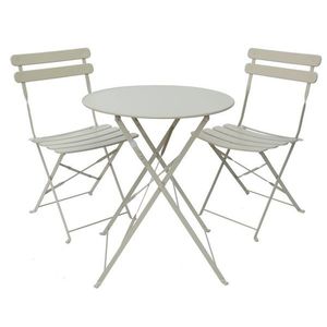 Rojaplast 91176 Bistro set, béžový obraz