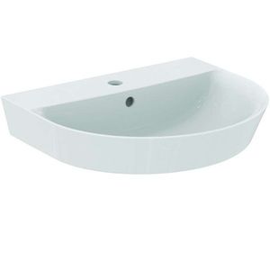 IDEAL STANDARD Connect Air Umyvadlo 55x46 cm, s přepadem, otvor pro baterii, bílá E069801 obraz