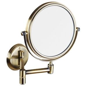 SAPHO Kosmetické zrcátko závěsné, Ø 140, oboustranné, bronz XP012 obraz