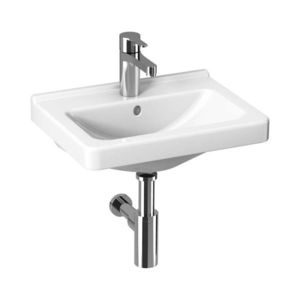 JIKA Cubito Umývátko 45x34 cm, s přepadem, s otvorem pro baterii, bílá H8114220001041 obraz