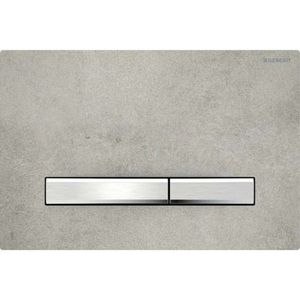 GEBERIT Sigma50 Ovládací tlačítko splachování, chrom/dekor betonu 115.788.JV.2 obraz