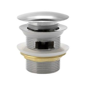 AQUALINE Vanová výpust 6/4", click-clack, pro vany s integrovaným přepadem, chrom TF5005 obraz