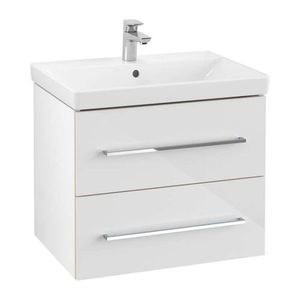 VILLEROY & BOCH Avento Umyvadlová skříňka, 63x51x45 cm, 2 zásuvky, Crystal White A89000B4 obraz
