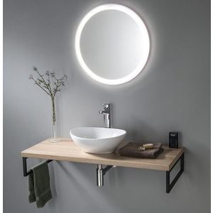 AQUALINE VEGA deska pod umyvadlo 145x45cm, dub platin VG750 obraz