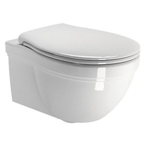 GSI CLASSIC závěsná WC mísa, 37x55cm, bílá ExtraGlaze 871211 obraz