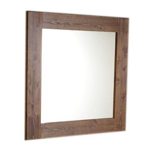 SAPHO BRAND zrcadlo v dřevěném rámu 60x80cm, mořený smrk BA058S obraz