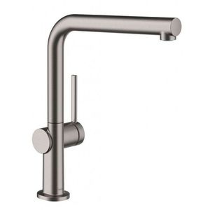 HANSGROHE M54 Dřezová baterie Talis, kartáčovaný černý chrom 72840340 obraz