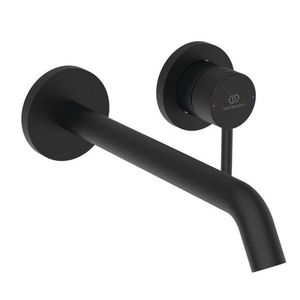 IDEAL STANDARD Ceraline Nuovo Umyvadlová baterie pod omítku, 2-otvorová instalace, hedvábná černá BD848XG obraz