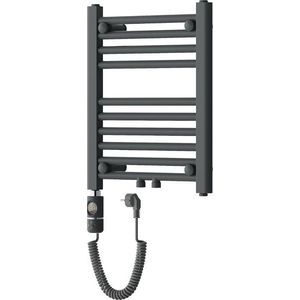 MEXEN/S Mars radiátor + topná tyč 500 x 400 mm, 300 W, antracit W110-0500-400-2300-66 obraz