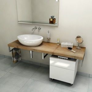SAPHO AVICE deska pod umyvadlo 130x50cm, tl.5cm, old wood AV138 obraz