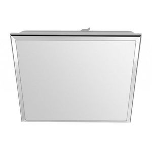SAPHO SILVER stropní LED svítidlo 28x28cm, 10W, 230V, 3000K/4000K/6500K, IP44, chrom AU478 obraz