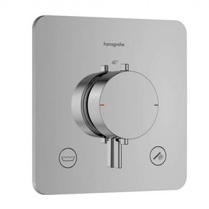 HANSGROHE Ecostat Comfort Q Termostatická baterie pod omítku, pro 2 spotřebiče, chrom 33717000 obraz