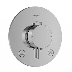 HANSGROHE Ecostat Comfort S Termostatická baterie pod omítku, pro 2 spotřebiče, chrom 33718000 obraz