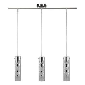 Stropní lampa esterová závěsná 3xG9 40W saténový nikl obraz