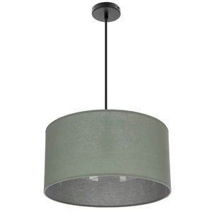 Závěsná lampa SHANTI černá 1x40 E27 mátové stínidlo obraz