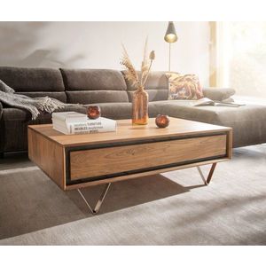 Konferenční stolek Stonegrace 115x60x40 cm přírodní akácie 2 obraz