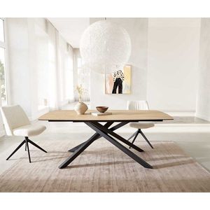 Jídelní stůl Edge oválný 200x100 keramika Laminam® Sabbia obraz