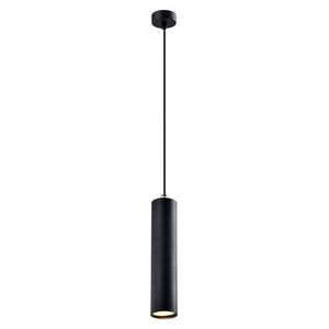 Závěsná lampa TUBA 1xGU10 Černá, Závěsná lampa TUBA 1xGU10 Černá obraz