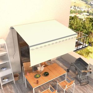 Ručně zatahovací markýza s roletou 400x300 cm Dekorhome obraz