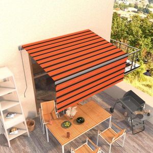Ručně zatahovací markýza s roletou 400x300 cm Dekorhome obraz