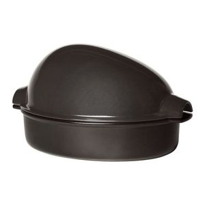Emile Henry Oválný pekáč na kuře s poklicí, pepřová, 5 l / 41, 5 x 22 cm, pepřová 798444 obraz