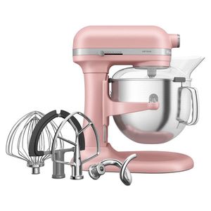 KitchenAid Kuchyňský robot Artisan 5KSM70SHX, se zvedací mísou 6, 6 l, matná růžová 5KSM70SHXEDR obraz