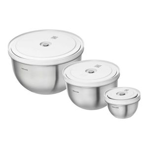 Zwilling Sada vakuovacích nerezových mís Fresh & Save, Ø 12 / 18 / 24 cm, 3 ks 1031017 obraz