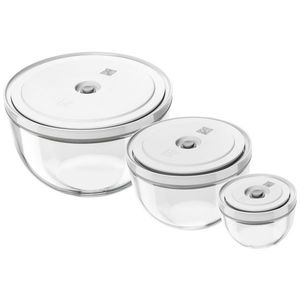 Zwilling Sada vakuovacích skleněných mís Fresh & Save, Ø 12 / 18 / 24 cm, 3 ks 1031016 obraz